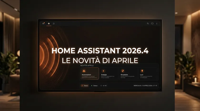 Home Assistant 2026.4: infrarossi nativi e novità dashboard