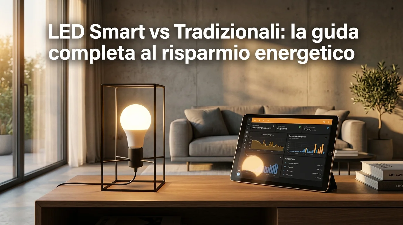 LED Smart vs Tradizionali - risparmio energetico domestico