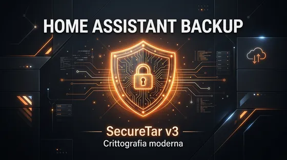 Backup Home Assistant più sicuri con SecureTar v3 (2026)