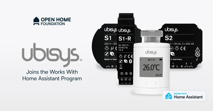 ubisys Works with Home Assistant: Zigbee per retrofit