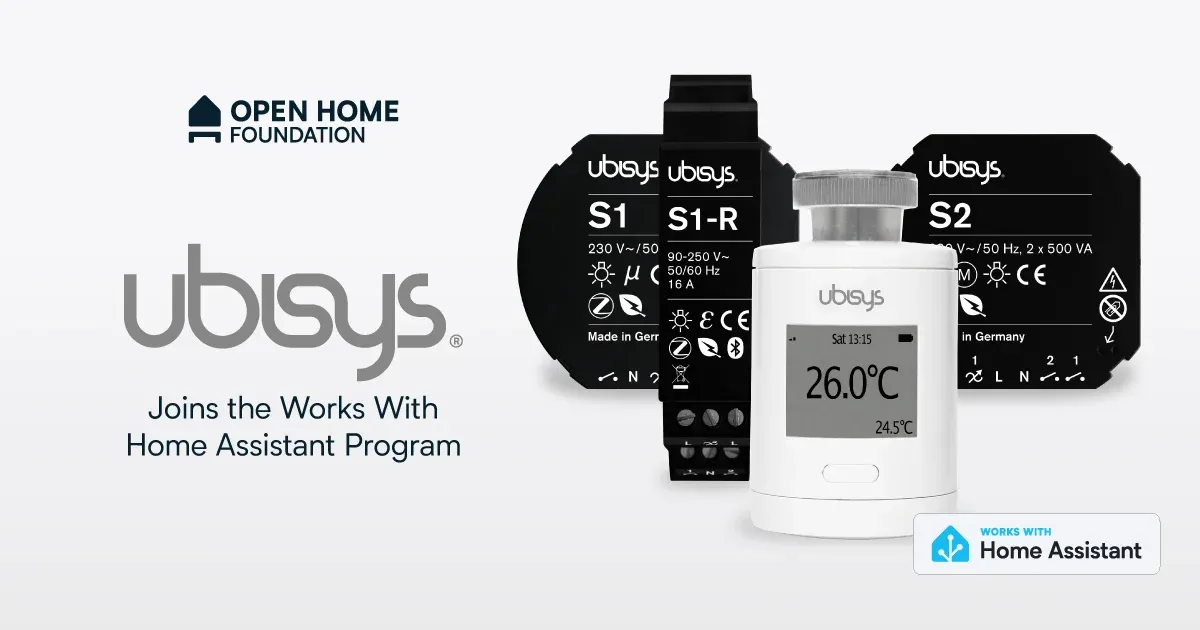 ubisys Works with Home Assistant: Zigbee per retrofit