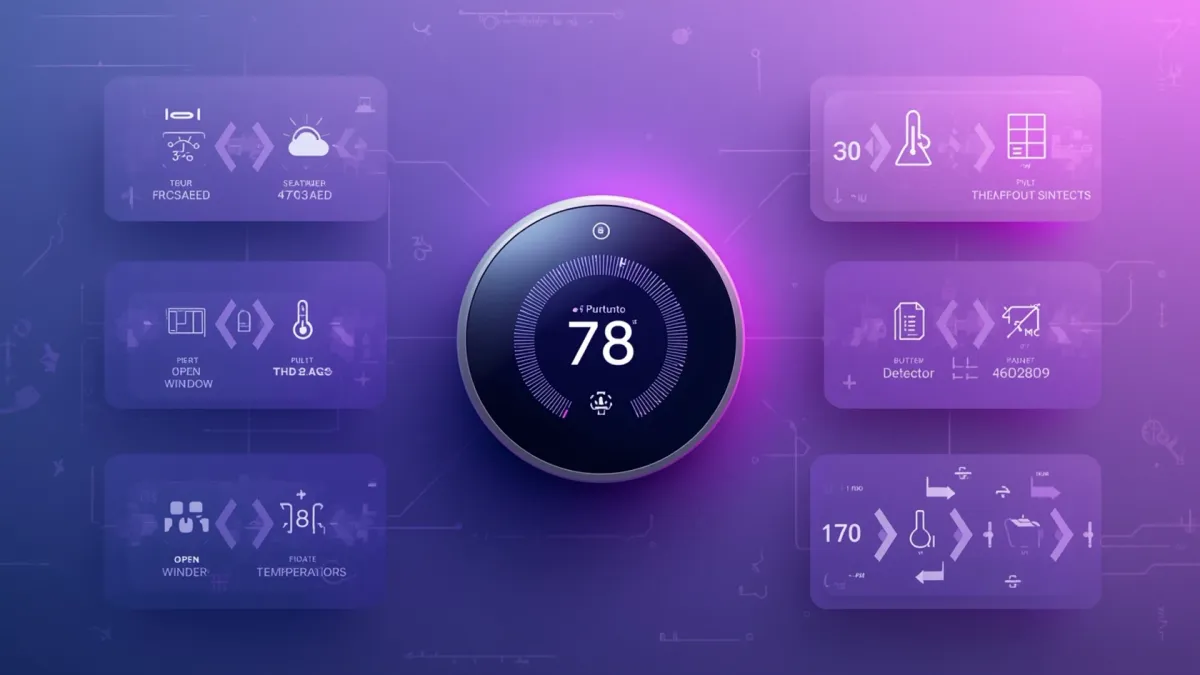 Automazioni riscaldamento avanzate: finestre, meteo e sensori