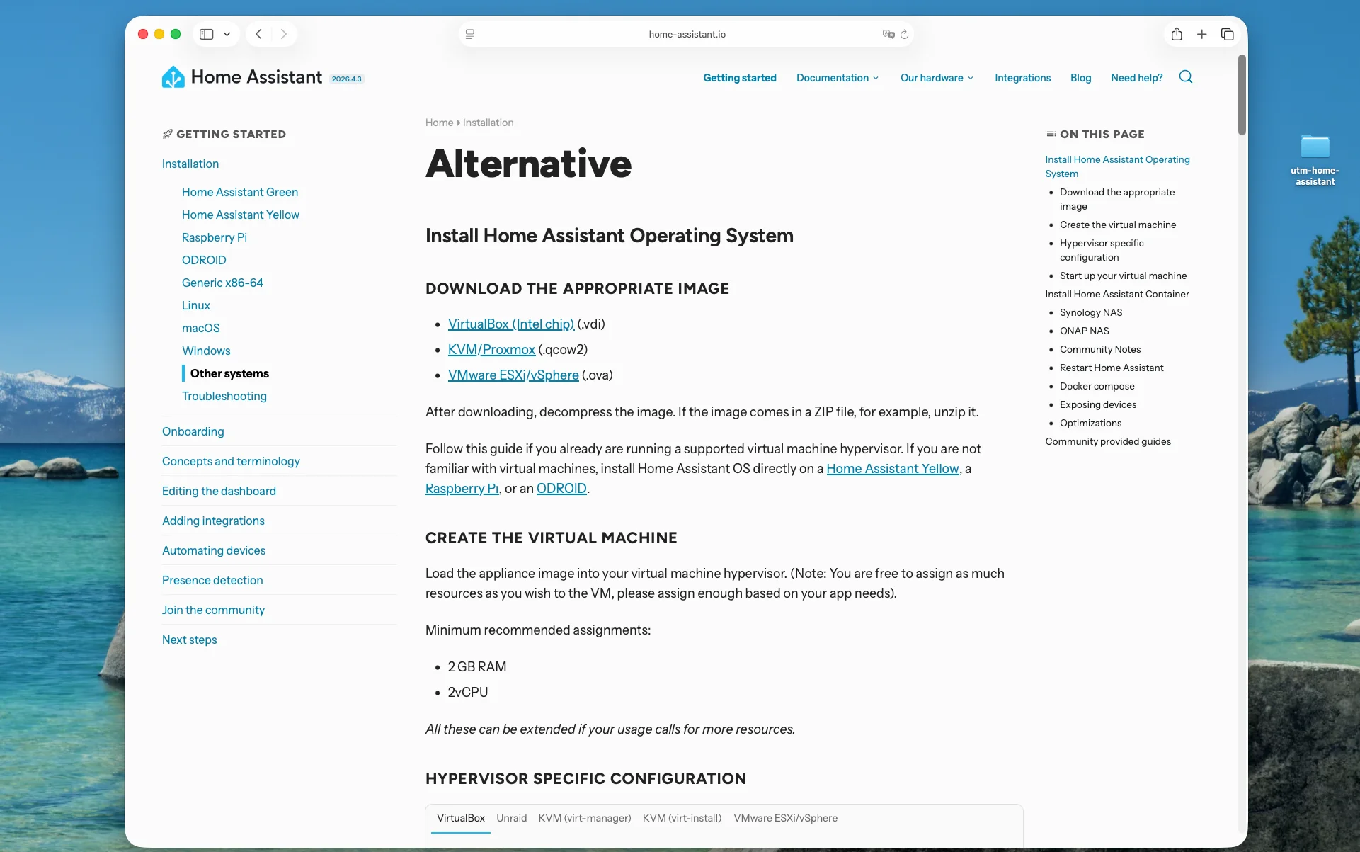 Lista asset della release HAOS 17.2 su GitHub con il file haos_generic-aarch64-17.2.qcow2.xz evidenziato
