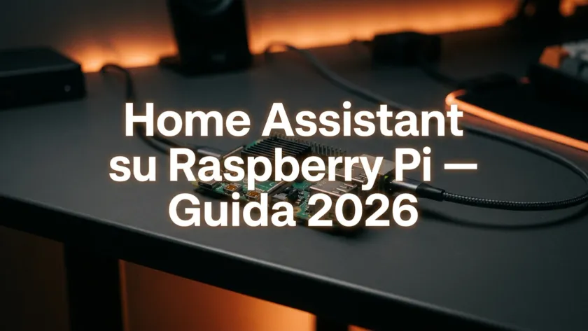 Home Assistant Raspberry Pi: installazione completa 2026
