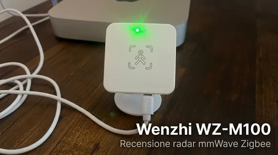 Wenzhi WZ-M100 recensione: radar mmWave Zigbee da 15 €
