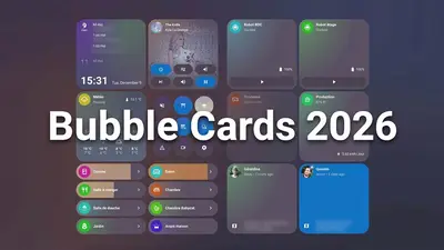 Bubble Card 3.1.0 novità 2026 per Home Assistant