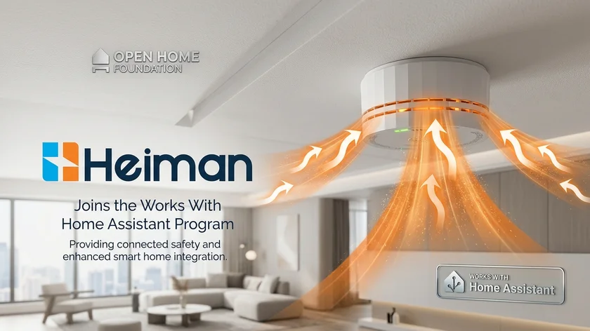 Heiman e Works with Home Assistant: sensori Matter certificati