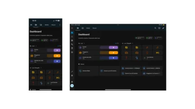 home assistant Software dashboard