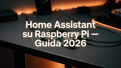 Raspberry Pi 4 con Home Assistant OS installato