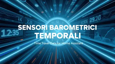 scritta Sensori Barometrici Temporali su sfondo moderno/tecnologico