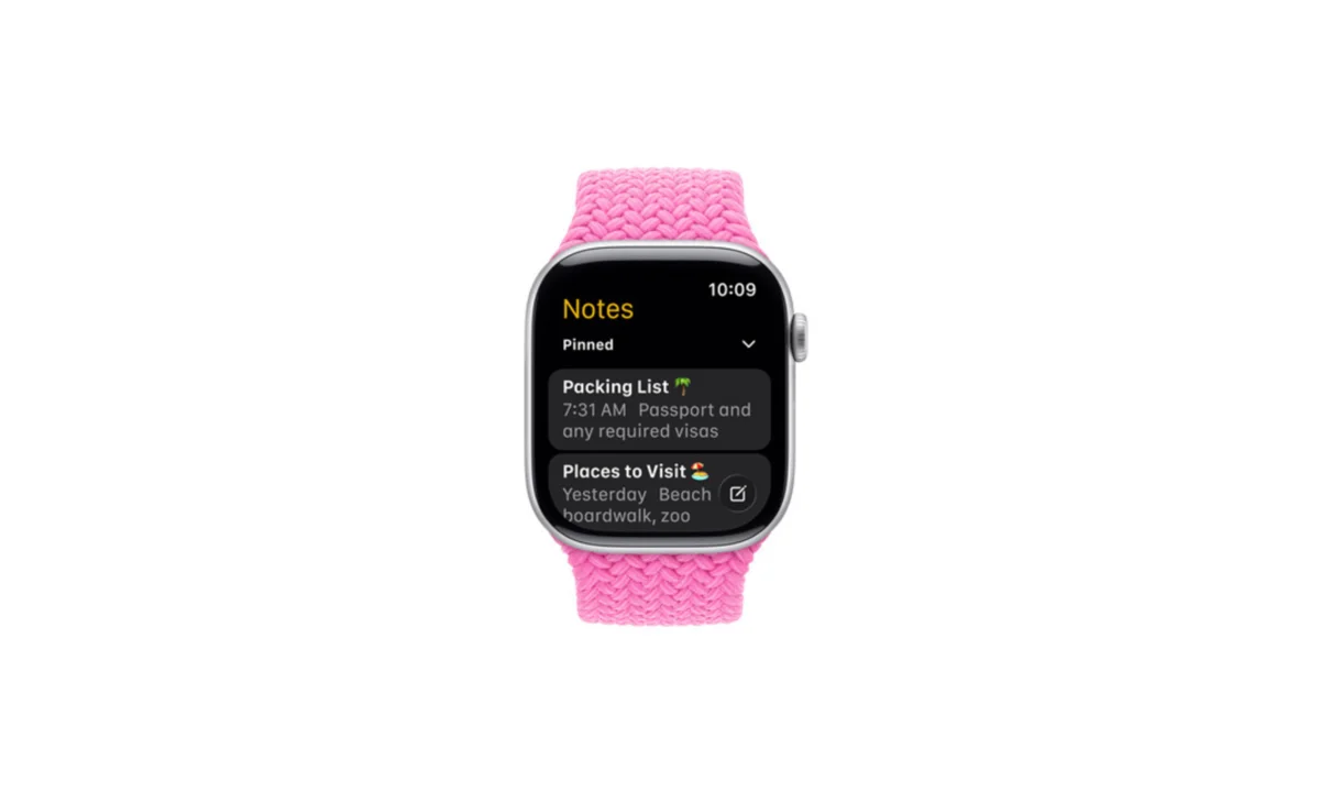apple watch che mostra app note
