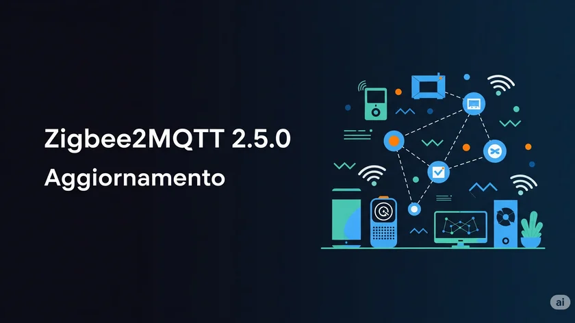 Interfaccia Zigbee2MQTT 2.5.0 con nuove funzionalità